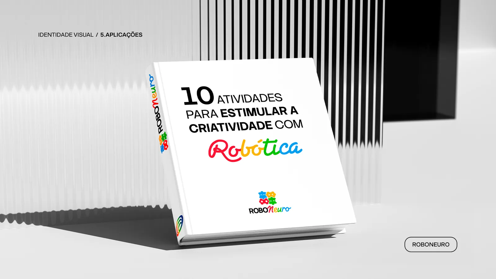 Capa de e-book “10 atividades para estimular a criatividade com robótica”