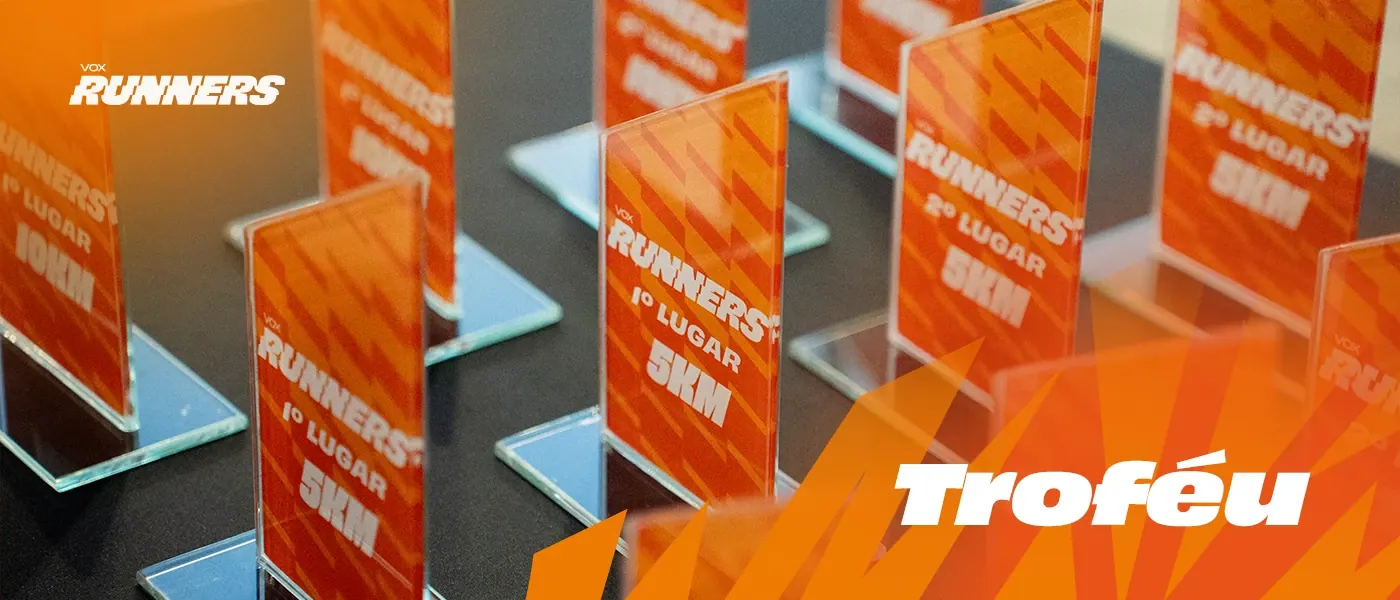 Aplicação da marca em troféus