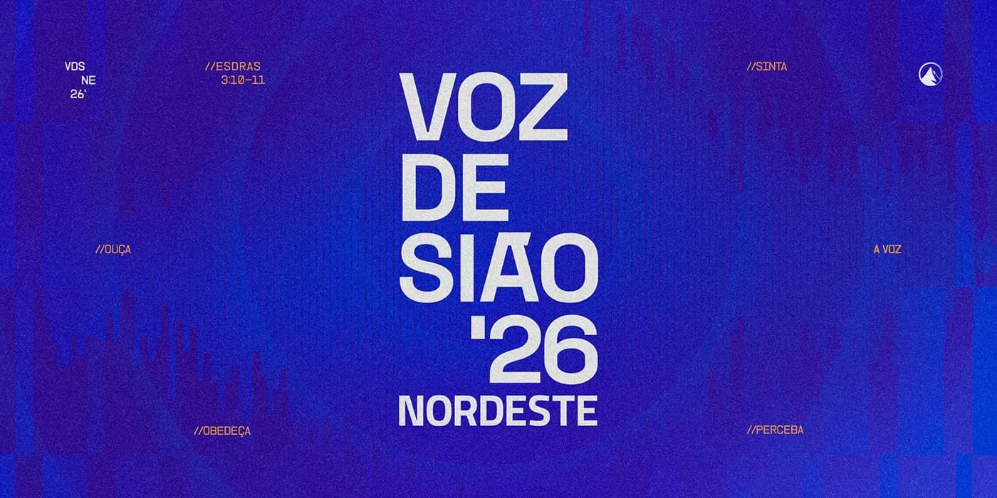 Tela de descanso 1 do Voz de Sião ’26 Nordeste